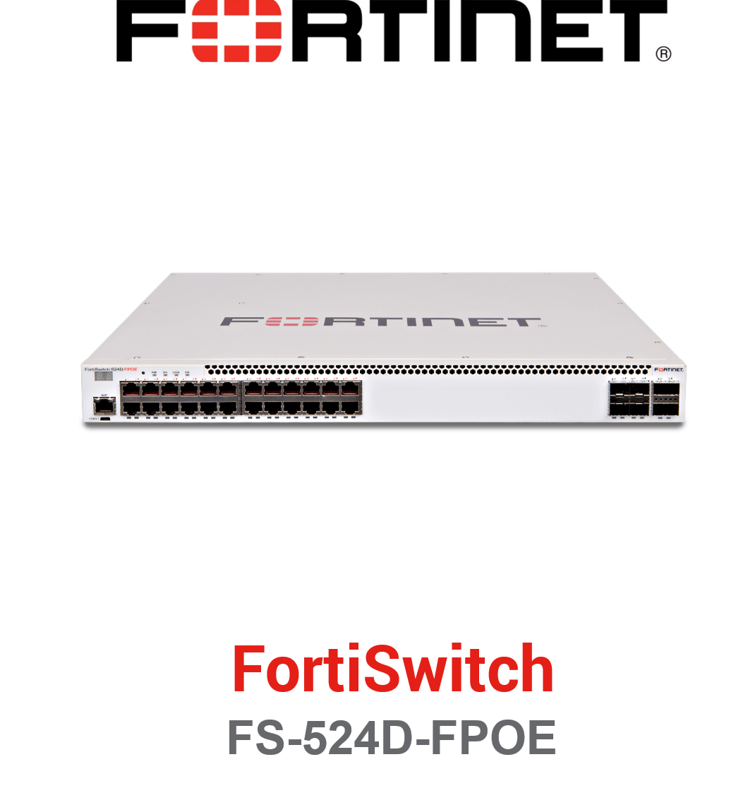 Fortinet FortiSwitch-524D-FPOE (End of Sale/Life)
