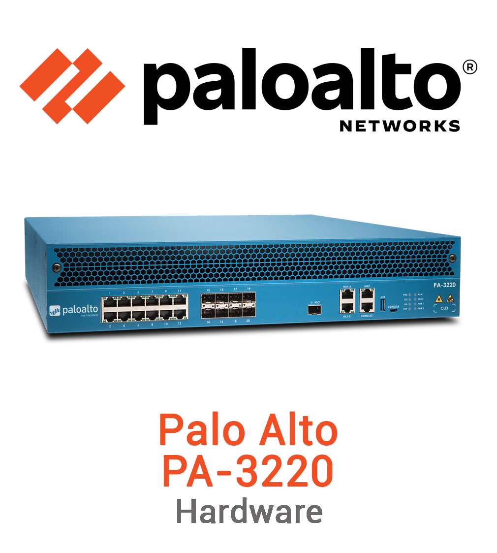 Palo Alto PA-3220 Hardware Appliance (End of Sale/Life)