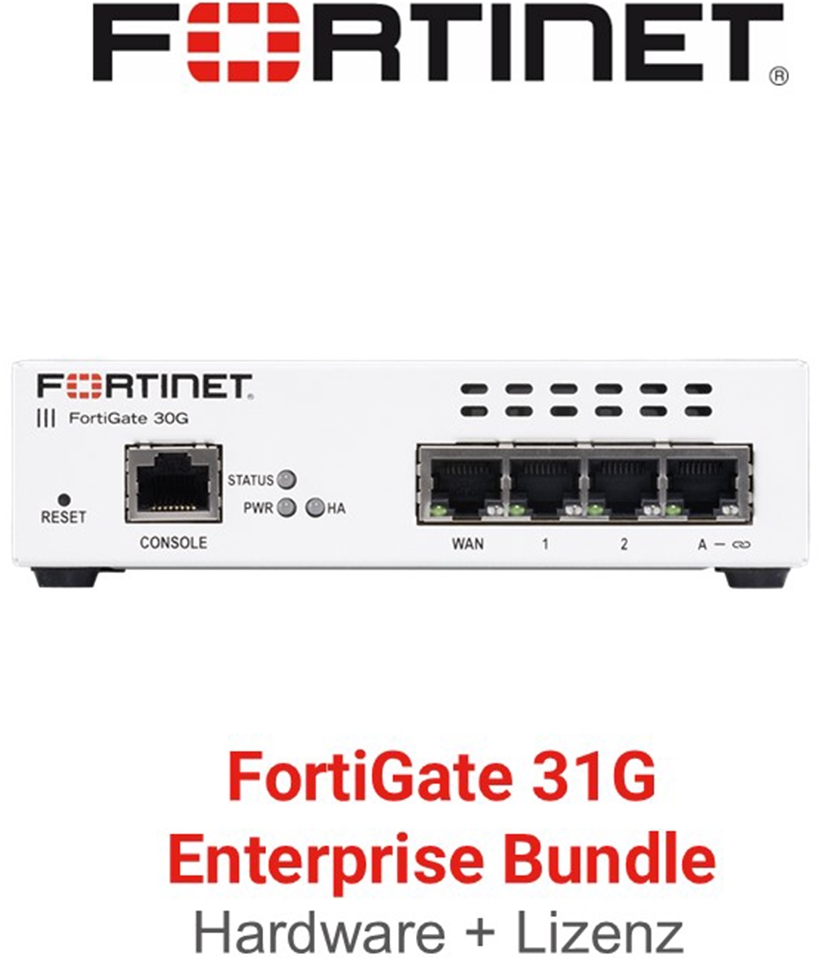 Fortinet FortiGate-31G  - Enterprise Bundle (Hardware + Lizenz)