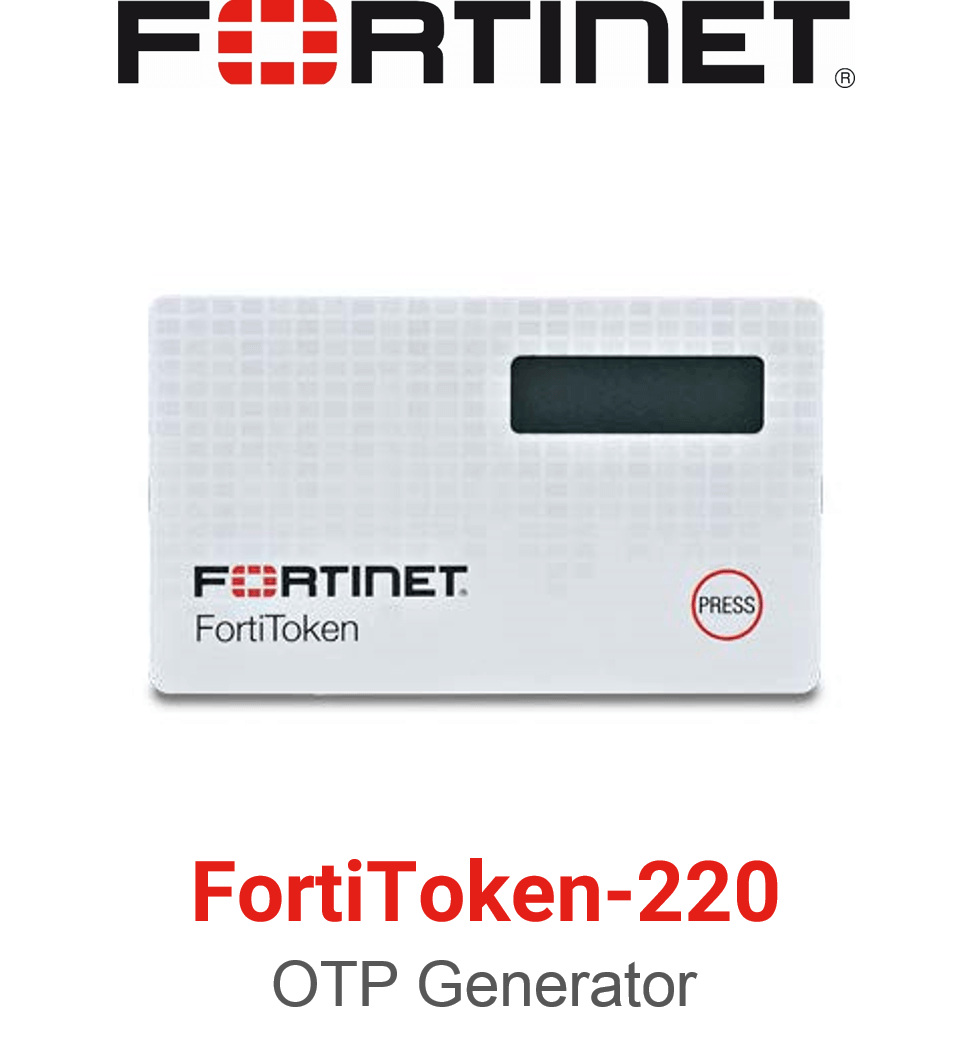 Fortinet FortiToken 220 OTP Generator Ansicht von oben