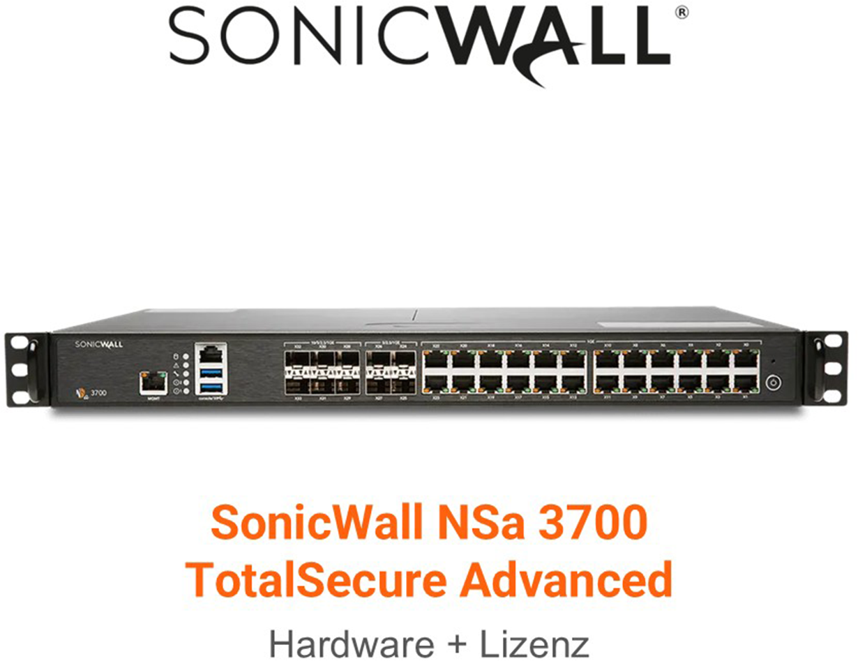 SonicWall NSa 3700 TotalSecure Advanced Edition (End of Sale/Life)