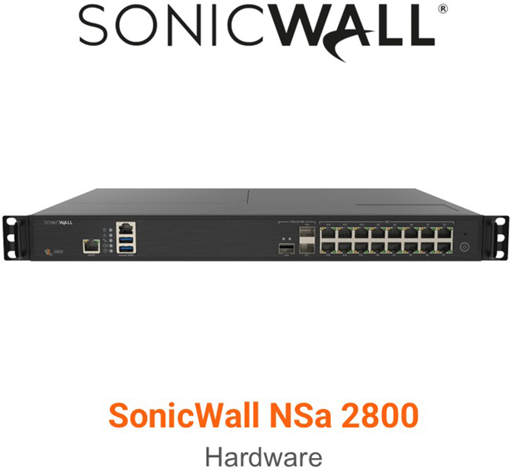 SonicWall NSA 2800 Network Security Appliance