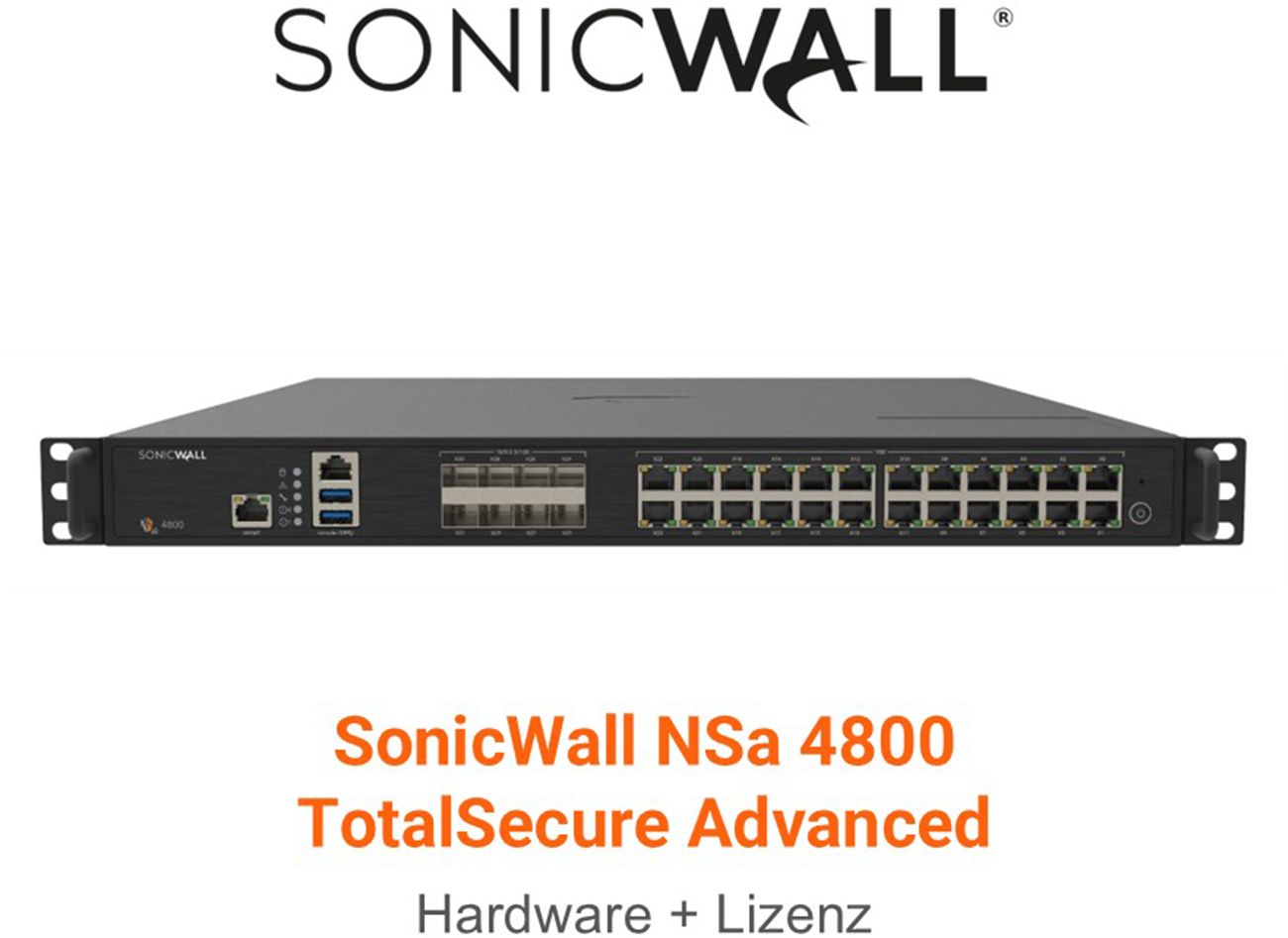 SonicWall NSA 4800 TotalSecure Advanced Edition