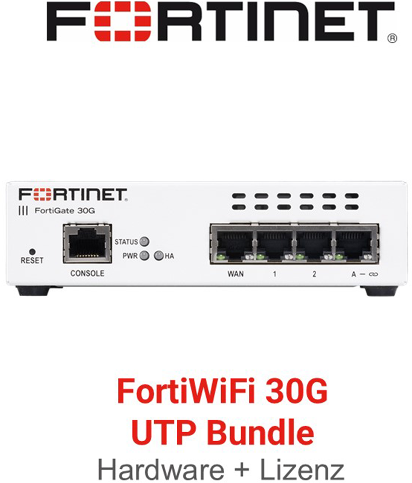 Fortinet FortiWifi-30G  - UTM/UTP Bundle (Hardware + Lizenz)
