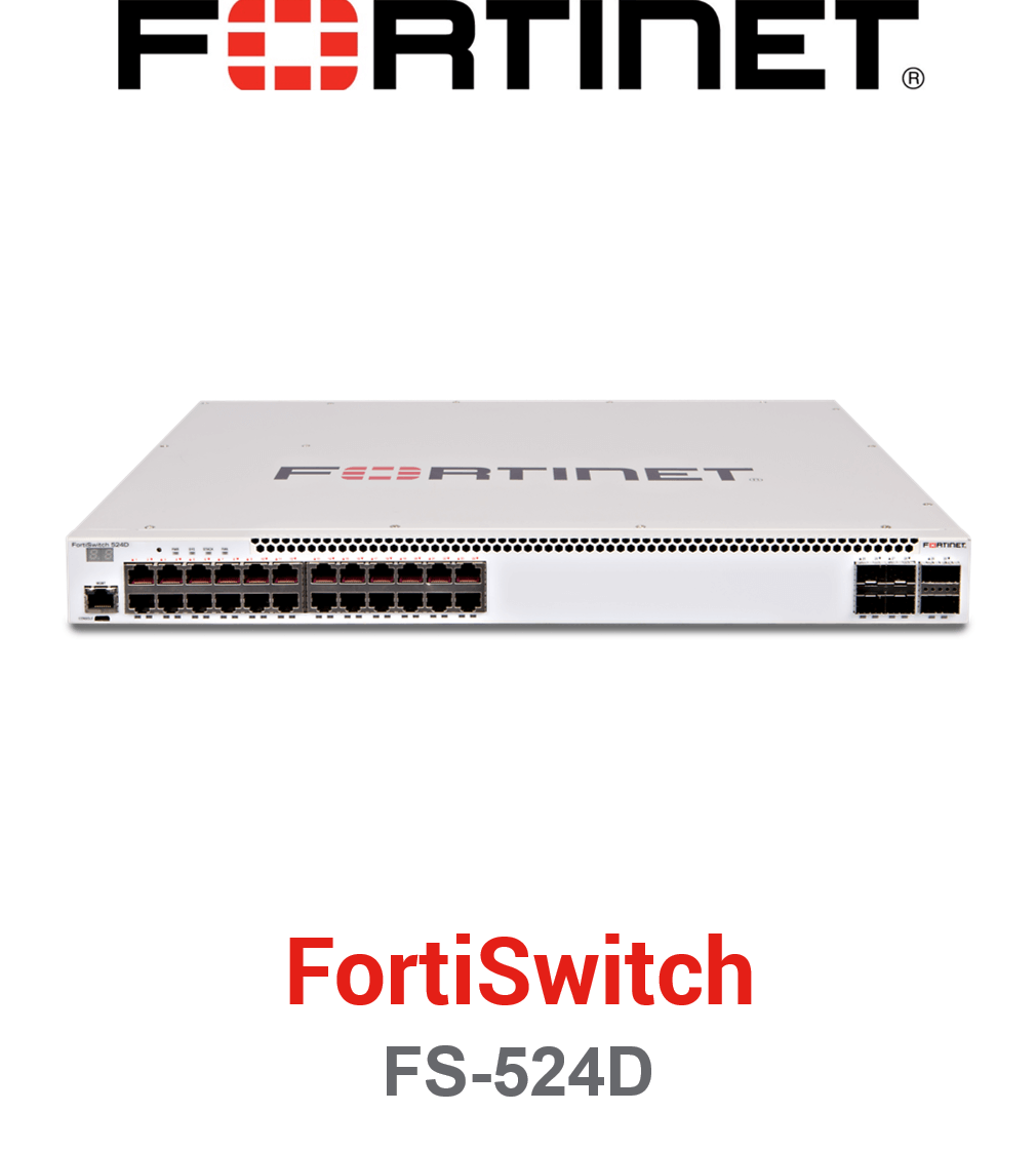 Fortinet FortiSwitch-524D (End of Sale/Life)