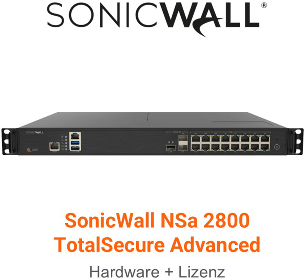 SonicWall NSA 2800 TotalSecure Advanced Edition